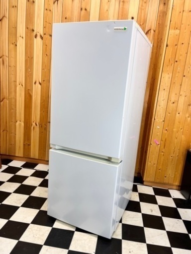 冷蔵庫 YAMADA YRZｰF15E1 2018年製 156L 2ドア ホワイト 右開きドア キッチン 冷蔵庫