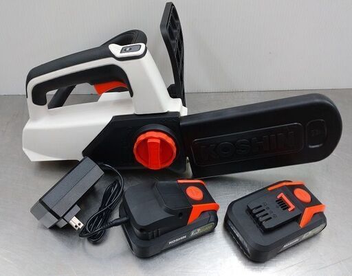 中古美品 工進 充電式小型チェンソー SCS-1820 2020年