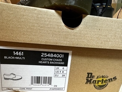 Dr.Martens 1461 HEARTS 3ホールシューズ ハートプリント