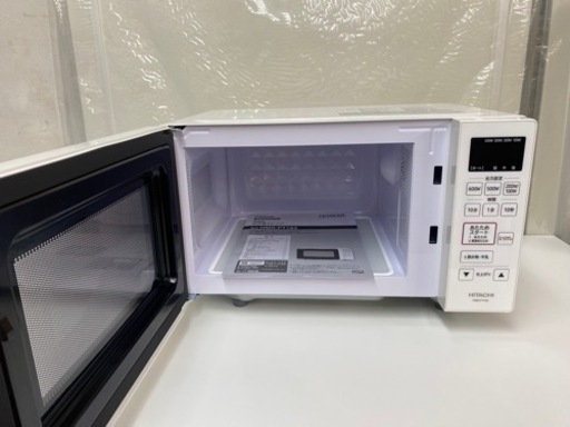 I648  2022年製の美品♪  HITACHI 電子レンジ 800Ｗ  ⭐ 動作確認済 ⭐ クリーニング済