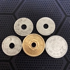 昭和十四年 十銭銅貨 昭和一九年 十銭アルミ硬貨x3枚