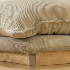 【ニトリ】2人用布張りリクライニングローソファ