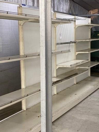 【什器】壁片面商品棚【中古品】残少々