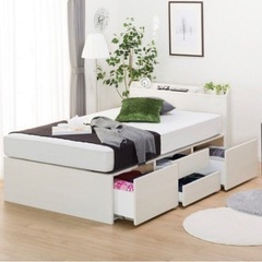 ニトリ 収納付きセミダブルベッドフレーム