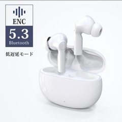 【新品】ワイヤレスイヤホン Bluetooth5.3 マイク付き...