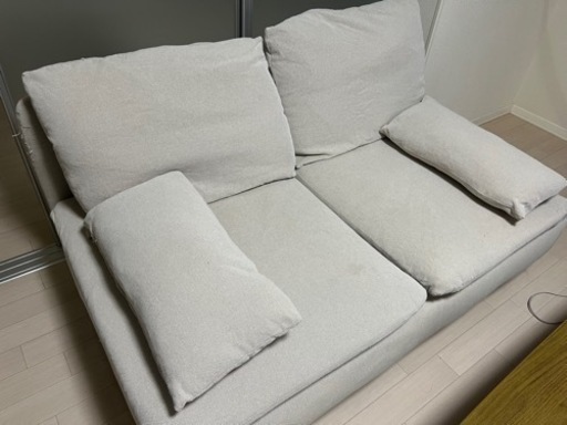 【最終値下げ】2〜3人掛けソファ　IKEA ソーデルハムン