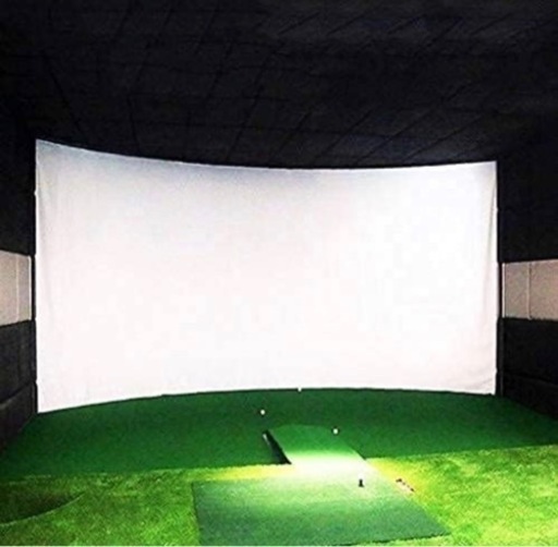 新品　未使用　屋内ゴルフシミュレーター インパクトスクリーン ホームビギナーシリーズ 大型プロジェクションスクリーン ゴルフトレーニング用  (112\