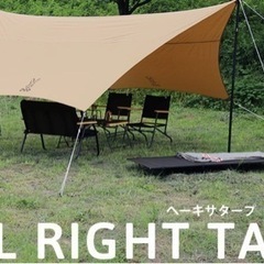 【受渡者予定者設定済】　【新品未使用】dod タープ　TT5-582-TN