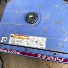 コマツ 発電機KV2300