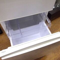 冷蔵庫 157L 2016年製 2ドア アクア AQUA AQR-16E3 ホワイト 100Lクラス 札幌 厚別店