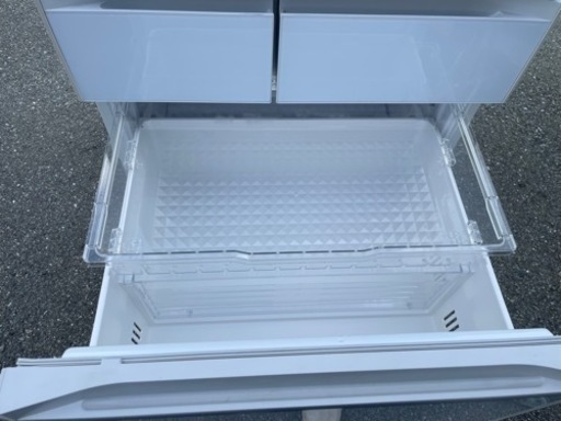 □中古品 日立ノンフロン冷凍冷蔵庫 R-KW57K(XW型) 567L 2019 □中古品 日立ノンフロン冷凍冷蔵庫 R-KW57K(XW型) 567L 2019