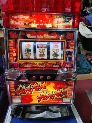 動作品 パイオニア ハナハナ-30 コイン 台キー付き HANAHANA パチスロ スロット