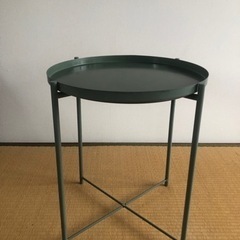 【IKEA】　グラドム　トレイテーブル　グリーン