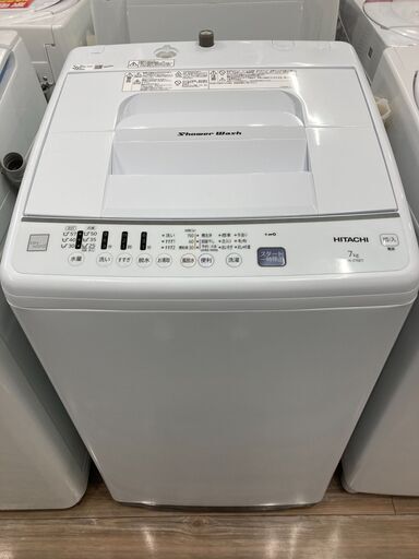 【1年保証】HITACHI(日立)の全自動洗濯機が入荷しました。