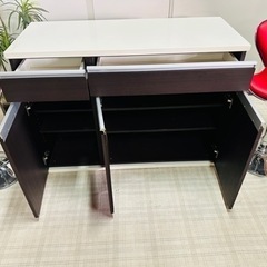 【値下げ】【送料込】　ニトリ　バーカウンターマルチ2 120cm ダークブラウン ニトリ バーカウンター マルチ2 幅120 ダークブラウン