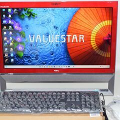 中古良品一体型パソコン Windows11+office NEC VS370/S Celeron-2957U/HDD1TB/メモリ8GB/21.5インチ/カメラ/Web無線/DVDマルチ/テレビ機能 NEC デスクトップパソコン 中古パソコン VS370/S ホワイト