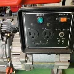 三菱エンジン発電機　FD250　2.4KVA　60Hz　実働美品