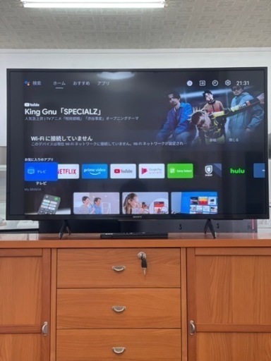 送料・設置込み　4K液晶テレビ　43型　SONY 2021年