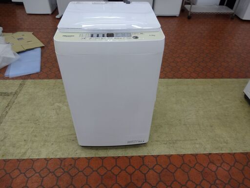 ID 053719　洗濯機5.5K　ハイセンス　2022年　HW-E5504