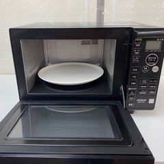 I550 🌈 人気のブラック♪ HITACHI オーブンレンジ 950Ｗ ⭐ 動作確認済 ⭐ クリーニング済