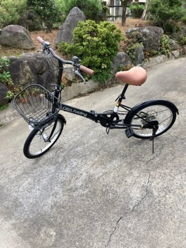 LORIS FOLDING 20インチ　オートライト　カゴ付き6段変速