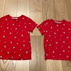 【未使用】H&M ガールズ　Tシャツ　130＆120