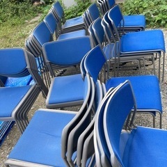 事務用椅子(JOIFA409)ブルー中古品