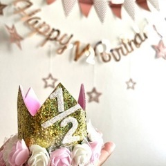 ハーフバースデー　飾り付け　6ヶ月　ピンク　誕生日　バースデー　セルフ