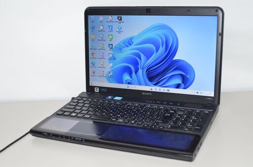 中古ノートパソコン Windows11+office 新品爆速SSD256GB SONY VPCCB48FJ core i5-2450M/メモリ8GB/15.6インチ/ブルーレイ/HDMI/無線内蔵/便利なソフト