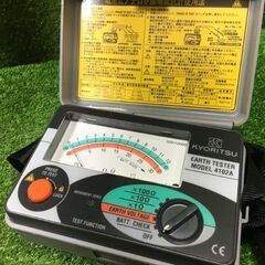 KYORITSU 4102A アースハイテスタ―【市川行徳店】【店頭取引限定】【中古】管理番号：ITY041XYX9X4 KYORITSU 4102A アースハイテスタ―【市川行徳店】【店頭取引限定