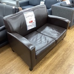 KI-73 【新入荷　リサイクル品】IKEA 2シーターアームソファ　ブラウン