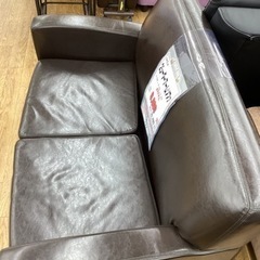 KI-73 【新入荷　リサイクル品】IKEA 2シーターアームソファ　ブラウン