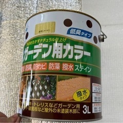 アサヒペン 水性ガーデン用カラー 3L 透明