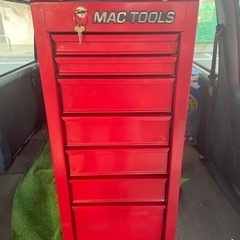 中古 マックツール ７段式 キャビネット 鍵付き MAC  工具箱