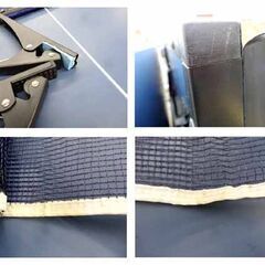 X-TEAM SPORTS 卓球台 国際規格サイズ セパレート式 （ラケット×4 ネット 球 セット) 折りたたみ収納可能 西岡店