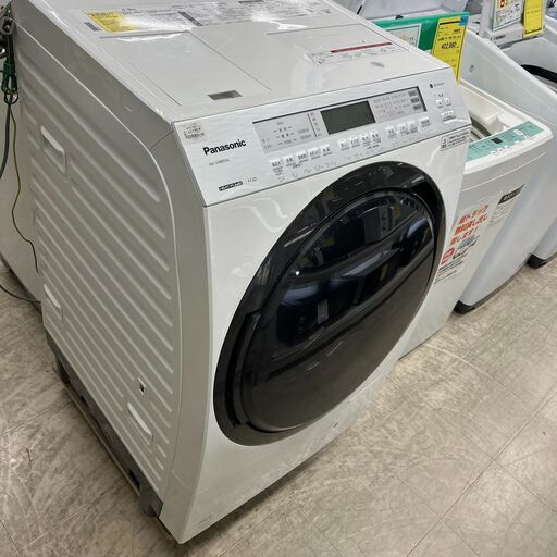 J2667 ★6ヶ月保証付★ Panasonic パナソニック 11kgドラム洗濯機 乾燥6kg NA-VX800AL 2019年製 クリーニング済み