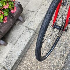 👉👉 MERIDA クロスバイク 700x28c 赤 サドル 新品 フレーム