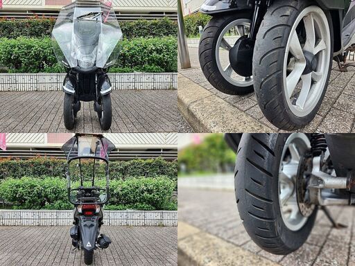 【普通免許仕様もOK】トリシティ125 ルーフシールド なんと走行1583km ローダウンシート★TRIX★ 普通免許仕様もOK】トリシティ125 ルーフシールド なんと走行1583km