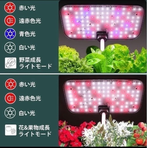 ❤️新品❤️水耕栽培キット 室内 水耕栽培セット 植物育成LEDライト付き 育苗キット