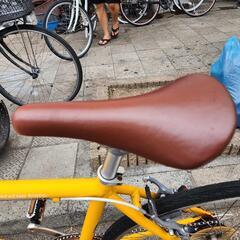 💯💯　クロスバイク　ＷＥＥＤＥＮＤ　ＢＩＫＥ　700x28c  7変速　フレーム　アルミ　黄色　配達可能