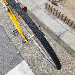 💯💯　クロスバイク　ＷＥＥＤＥＮＤ　ＢＩＫＥ　700x28c  7変速　フレーム　アルミ　黄色　配達可能