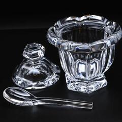 【値下げしました】バカラ　シュガーポット　未使用品　定価約５万　