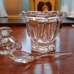 【値下げしました】バカラ　シュガーポット　未使用品　定価約５万　