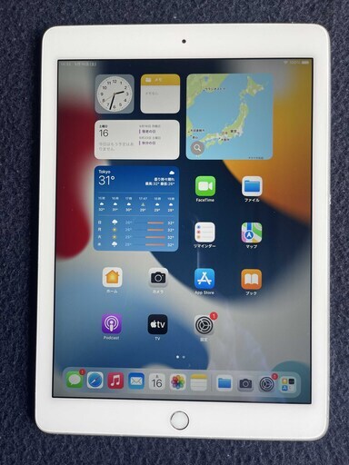 iPad air ２ silver Wi-Fi ３２GB　バッテリー１００％　301