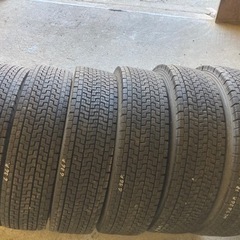 225/90R17.5 6本 YOKOHAMA冬トラックタイヤ中...