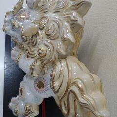 九谷焼 八幡窯 唐獅子 13号位? と ふじ印の17号