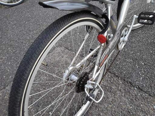 中古子供自転車2715 26インチ 6段ギヤ ダイナモライト 身長