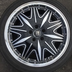 社外19インチ アルミホイール 245/40ZR19 4本セット