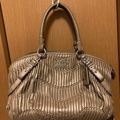 お値下げ！！coach コーチ　ショルダー付きハンドバッグ　レザ...