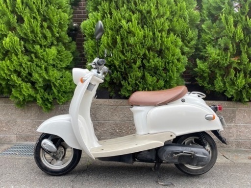 外装新品白！整備済み エンジン絶好調 新品部品多数！すぐ乗れます YAMAHA ビーノ2スト 原付き セル OK